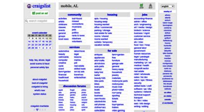 Craigslist jobs mobile al. Things To Know About Craigslist jobs mobile al. 